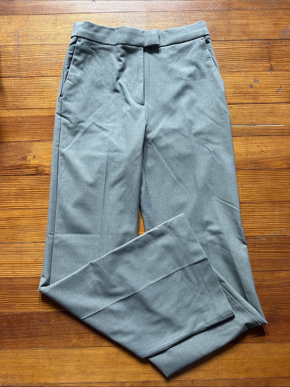 H&M Taupe Gray Casual Trousers